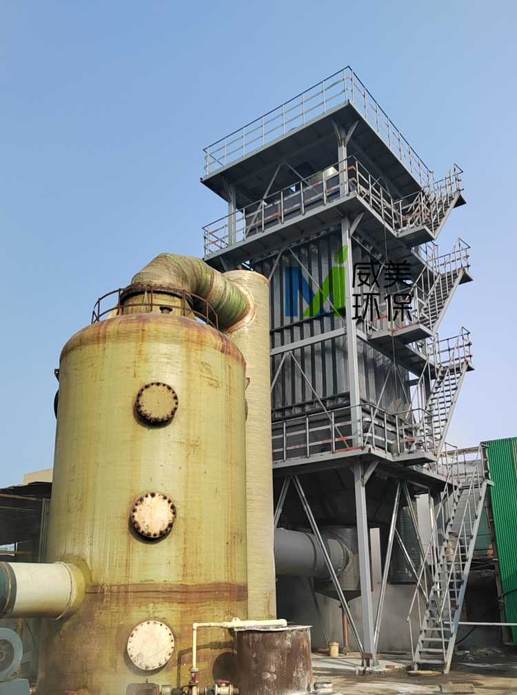 山東項目第一臺氯化鈣生產(chǎn)線提標改造濕電除塵器