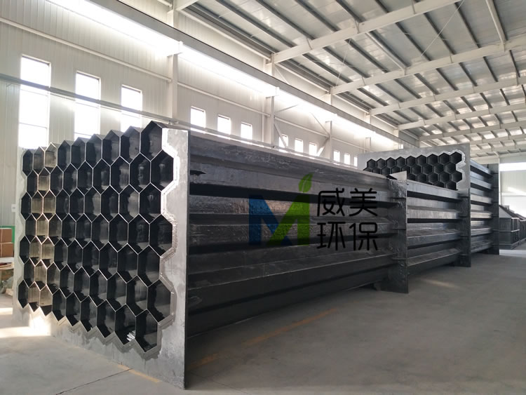 拼裝式的濕式靜電除塵器陽(yáng)極系統(tǒng)-玻璃鋼陽(yáng)極管束