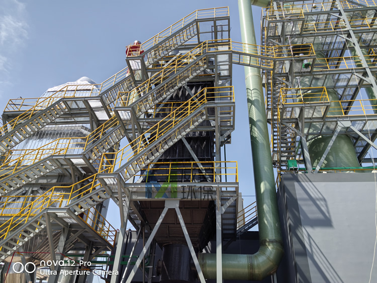 山東危廢綜合利用處置項(xiàng)目濕電除塵器調(diào)試