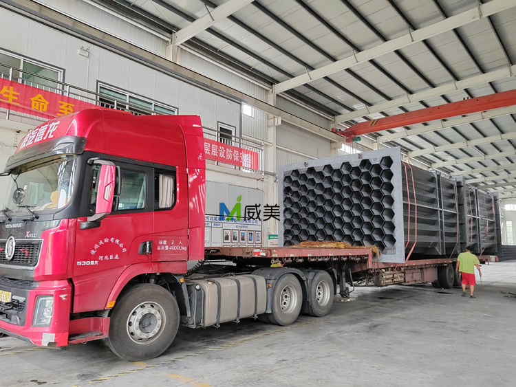 濕電除塵器發(fā)貨寧夏 應用于氫氰酸尾氣治理項目