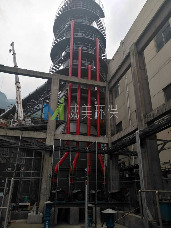 威美環(huán)保運(yùn)行中的濕法煙氣脫硫除塵系統(tǒng)